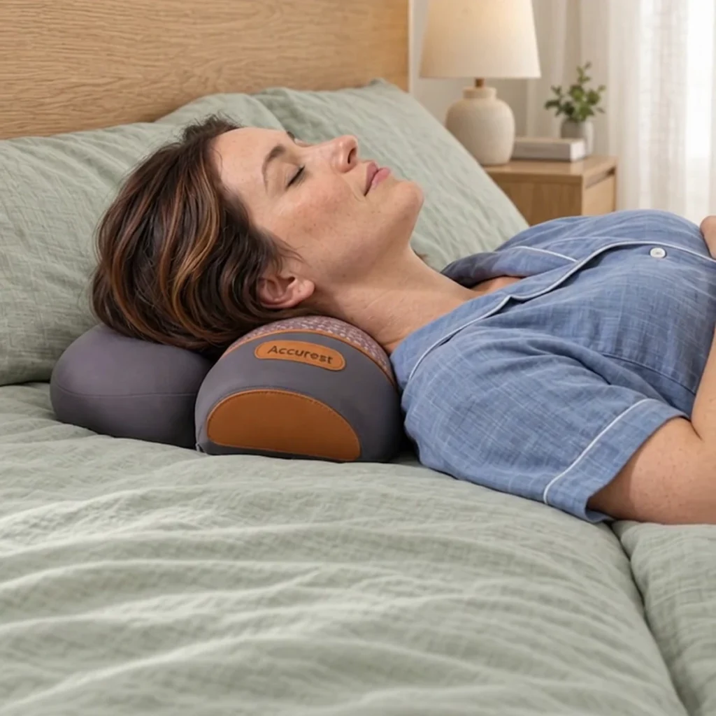 Placing pillow on sofa / bed